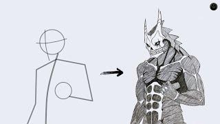 How To Draw Hibino Kafka from Kaiju no. 8  Step By Step  Easy Drawing