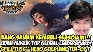 AKHIRNYA BANG SANNIN KEMBALI DI SEASON INI  KITA BOCORIN HERO GOLD LANE TERKUAT DI MLBB SEKARANG 