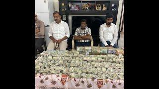 Telangana tehsildar allegedly caught red-handed taking a bribe of Rs 1 crore.