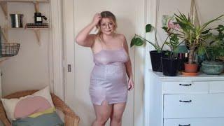 CURVY MIDSIZE BODYCON AND MINI DRESS TRY ON HAUL 2022   Vacation outfits 