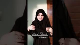 niqab tutorial  hijab with niqab #niqab #shorts #hijabstyle #abaya