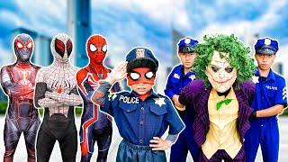 PRO 5 SPIDER-MAN Team  Hey KID SPIDER MAN JOKER Is A Dangerous Criminal Action in Real Life