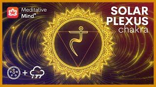 SOLAR PLEXUS CHAKRA Healing  Rain + Hang Drum Music   Unlock your Inner Power