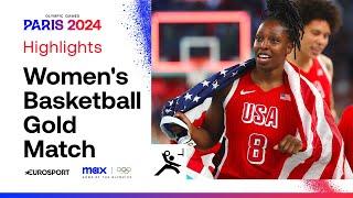 France miss out on GOLD by an inch vs USA in the Womens Basketball   #Paris2024 Highlights