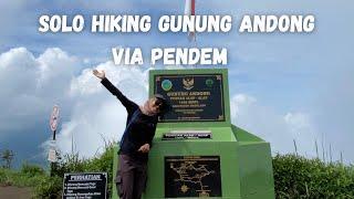 SOLO HIKING GUNUNG ANDONG VIA PENDEM LINTAS JALUR SAWIT MRINDING LEWAT JEMBATAN SETAN  VLOG 27