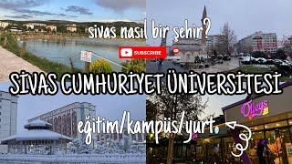 SİVAS CUMHURİYET ÜNİVERSİTESİeğitimkampüsulaşımyurtlar #tercih #üniversite #sivas