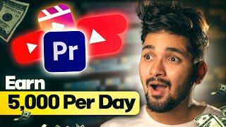 How To EARN ₹580737  From Video Editing in ONE Month