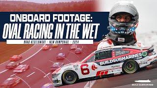 ONBOARD FOOTAGE Oval Racing in the Wet with Brad Keselowski New Hampshire 2024