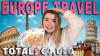 How much does it REALLY cost? Backpacking Europe on a Budget 2023