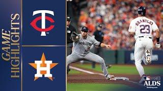 Twins vs. Astros ALDS Game 1 Highlights 10723  MLB Highlights