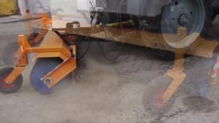 Mechanical road sweeper for tractor road brush sweeping machine PG - „Padagas ir Ko“