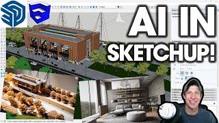 AI Rendering ADDED TO SKETCHUP But is it worth using?