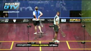 Squash  So You Think You Can Ref ?  Ramy Ashour v Nick Matthew - Contact  NAO Squash 2012