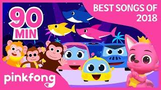 Baby Shark and more  Best Songs of 2018  +Compilation  Pinkfong Songs for Children