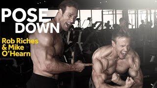 BIG Mike OHearn Posing with Rob Riches