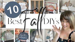 10 *BEST* Fall DIYs  Beautiful High End FALL decor