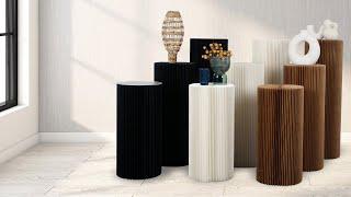 Paper plinths