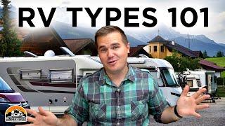 RV Types 101 A Beginners Guide to Different Classes of RVs