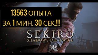ЛЕГКИЙ ФАРМ ОПЫТА В SEKIRO shadows die twice ЗА 1 мин. 30 сек.