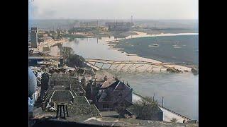 The liberation of the Dutch town of Deventer in 1945 in color De bevrijding van Deventer in 1945.