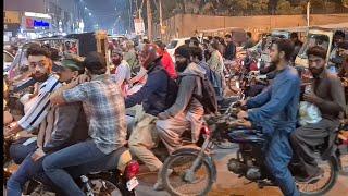  KARACHI PAKISTAN DRIVING IN KARACHI TRAFFIC IN PAKISTAN VERY BUSY STREETS 4K60FPS