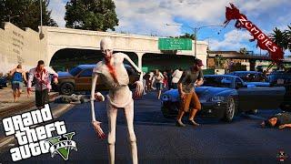 GTA 5 - Los Santos City Becomes Zombie Land  Part 11  GTA 5 MODS