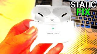 How To FIX AirPods Pro Crackling  Static Noise Sounds 100% FIX