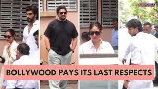 Arjun Kapoor Arshad Warsi Arhaan Khan & Others Pay Their Last Respects To Malaikas Father I WATCH