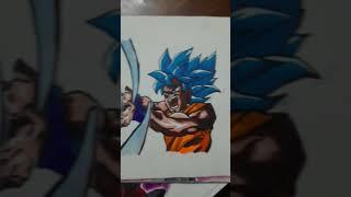 goku ssj blue #shorts #viral #art #goku #dragonball #dbz #anime #legendary #ytshorts #trending #blue