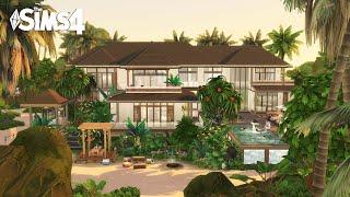 CELEBRITY Vacation Villa  Luxury Interior  The Sims 4  No CC  Stop Motion Build