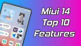 Miui 14 Top 10 Hidden Features  Miui 14 FIRST LOOK Features  Miui 14 India First Look