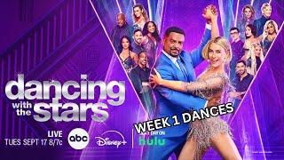 DWTS Season 33 Dances  Week 1 The Premiere