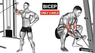 Bicep Workout with Cables  Bicep Exercises  Cable Machine Biceps Workout