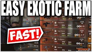 THE DIVISION 2 FASTEST EXOTIC FARM GET ONE EXOTIC EVERY 8 MINUTES FULL GUIDE TU15