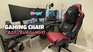 UNBOXING GAMING CHAIR TOMAZ - TROY BURGUNDY  MANTAP & PADU