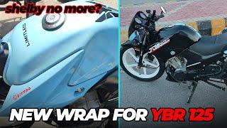 Wrapped my YBR 125 Again   Two-Tone?