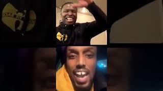 Rapper smokes joint through gap in his teeth on Thizzler live