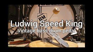 LUDWIG SPEED KING L201 BASS DRUM PEDAL - Testing a vintage pedal