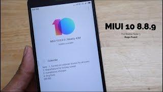 MIUI 10 8.8.16 Global Beta Update Redmi Note 3