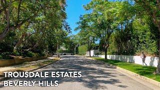 4K Beverly Hills - Trousdale Estates Residential Homes Los Angeles ASMR Driving Tour