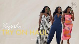 CUPSHE SUMMER OUTFITS  TRY ON HAUL  REVIEW  KIRAS FASHION FINDS