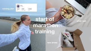 The start of marathon training  what I eat training plan & injury recovery