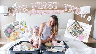 PACKING FOR OUR FIRST FAMILY TRIP  Travel Essential Must-Haves + What To Bring