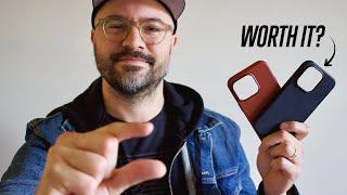 iPhone 14 Pro Apple Leather Case Review