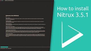 How to install Nitrux 3.5.1