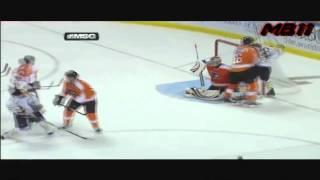 Nathan Gerbes Awesome Spin-o-rama Goal Vs Flyers 04082011