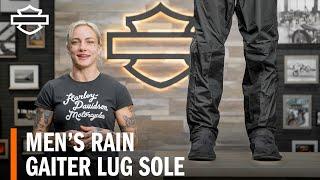 Harley-Davidson Mens Rain Gaiter Lug Sole Overview