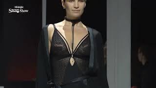 Midnight Secret show Victorias secret lingerie fashion Models cat walk in see through night wear