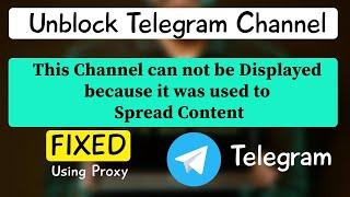 How to Unblock All Telegram Blocked Channel 