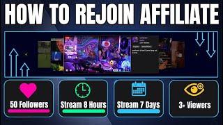 Twitch Affiliate - Can You Rejoin If You Leave  Yes HERES HOW